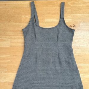 Picnic Print Grey Dress